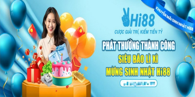 Khuyến mãi siêu bão lì xì mừng sinh nhật Evip88 là chương trình được săn đón nhất